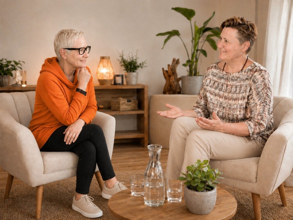 Einzelcoaching mit Kirsten Ernst – Coaching-Gespräch in vertrauensvoller Atmosphäre